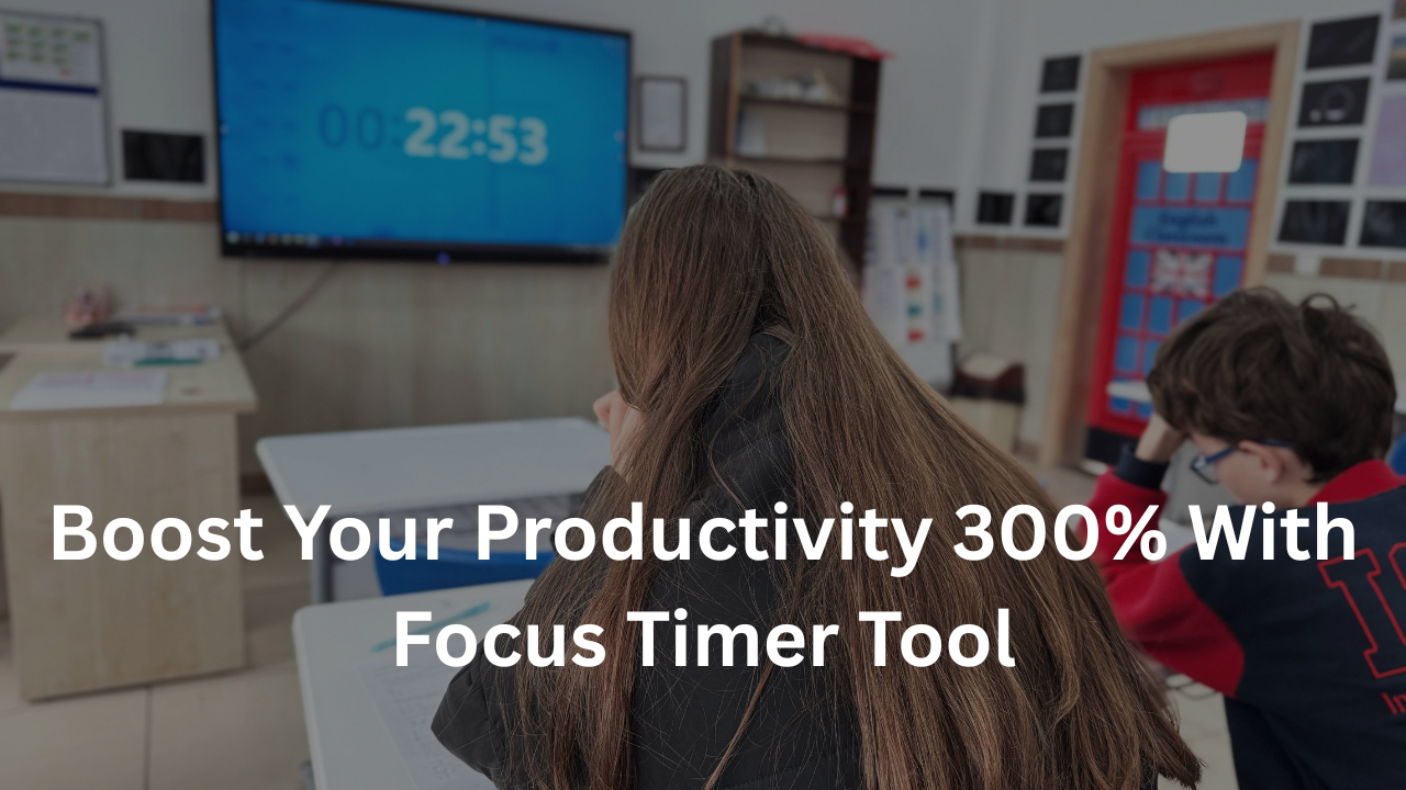 Focus timer productivity tool boosting concentration and work efficiency in 2025